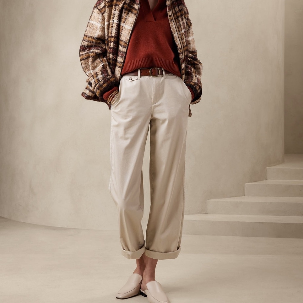 Banana Republic NWT Loose Chino Women’s 6